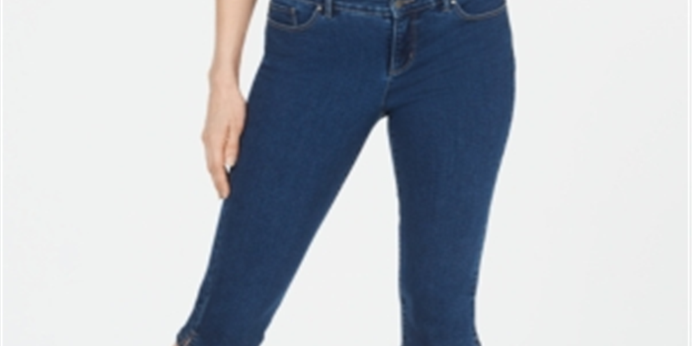 Calça jeans skinny feminina Charter Club Tummy Control, azul, tamanho 4