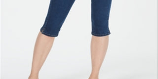 Calça jeans skinny feminina Charter Club Tummy Control, azul, tamanho 4