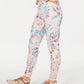 Leggings atléticas femininas Ideology Floral Fitness rosa tamanho pequeno