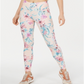Leggings atléticas femininas Ideology Floral Fitness rosa tamanho pequeno