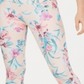 Leggings atléticas femininas Ideology Floral Fitness rosa tamanho pequeno