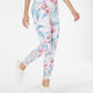 Leggings femininas estampadas Ideology com recortes, tamanho grande, brancas