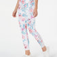 Leggings femininas estampadas Ideology com recortes, tamanho grande, brancas