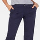 Calça Capri Utilitária Feminina Style &amp; Co Azul Tamanho 16