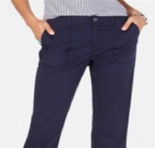 Calça Capri Utilitária Feminina Style &amp; Co Azul Tamanho 16