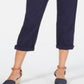 Calça Capri Utilitária Feminina Style &amp; Co Azul Tamanho 16