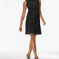Vestido-camisa sem mangas jeans desfiado feminino Style &amp; Co, preto, tamanho 16, pequeno