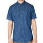 Camisa jeans masculina American Rag Star azul tamanho X-G