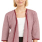 Cardigan feminino Alfani com frente drapeada, vermelho, tamanho extragrande