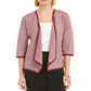 Cardigan feminino Alfani com frente drapeada, vermelho, tamanho extragrande
