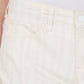 Calça listrada feminina Style &amp; Co - bege tamanho 8