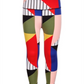 Legging ID Ideology Big Girl's Colorblocked Cintura Alta Tamanho Grande Preta