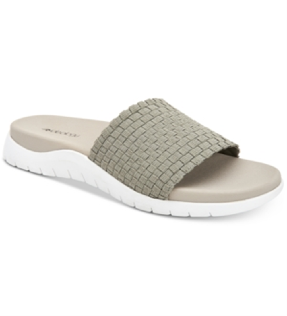 ID Ideology Sandálias femininas casuais de tecido aberto, tamanho 9,5, verde