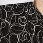 Saia MIDI estampada feminina Alfani preta tamanho 18W
