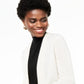 Cardigan de cashmere feminino Charter Club com frente aberta, branco, tamanho extrapequeno