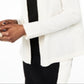 Cardigan de cashmere feminino Charter Club com frente aberta, branco, tamanho extrapequeno