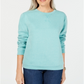 Karen Scott Moletom Esportivo Feminino Manga Longa Gola Redonda Azul Tamanho XXG