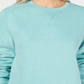 Karen Scott Moletom Esportivo Feminino Manga Longa Gola Redonda Azul Tamanho XXG
