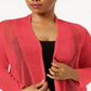 Cardigan leve Alfani feminino plus com pontos mistos, vermelho, tamanho 2X