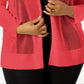Cardigan leve Alfani feminino plus com pontos mistos, vermelho, tamanho 2X