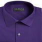 Camisa masculina Alfani Regular Fit com botões e resistente a rugas, roxa, tamanho M