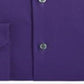 Camisa masculina Alfani Regular Fit com botões e resistente a rugas, roxa, tamanho M