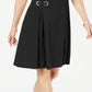 Vestido feminino com ilhós e alças finas, preto, tamanho pequeno, da coleção JM