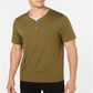 Camiseta masculina Tasso Elba com estampa em camadas, verde, tamanho pequeno