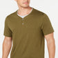 Camiseta masculina Tasso Elba com estampa em camadas, verde, tamanho pequeno