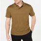 Tasso Elba Supima Blend Cotton Polo Masculino Amarelo Tamanho XXL