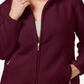 Jaqueta de lã Karen Scott Zeroproof feminina, marrom, tamanho pequeno, G