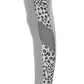 Legging Ideology Big Girl's Mesh Inset Colorblocked Cinza Tamanho P