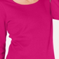 Blusa feminina Karen Scott de algodão com manga 3/4, roxa, tamanho X-S