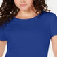 Camiseta feminina Karen Scott lisa azul tamanho X-G