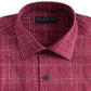 Camisa social Alfani masculina slim fit performance stretch moderna com estampa slub vermelha tamanho M