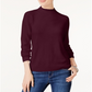 Karen Scott Suéter Feminino Gola Falsa Vermelho Tamanho Pequeno GG
