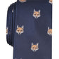Gravata Foxtrot Masculina Bar III Azul Tamanho Regular