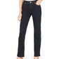 Calça jeans feminina com controle de barriga, perna reta, azul, tamanho 0, pequena, da INC International Concepts