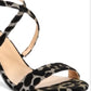 Thalia Sodi Darria2F Camurça Feminina Biqueira Aberta Formal Ankle Strap Sapatos Pretos Tamanho 5.5