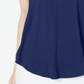 Blusa feminina Alfani de manga curta com decote em V, azul, tamanho pequeno