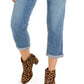 Calça jeans curta feminina Curvy Fit Boyfriend da INC International Concepts, azul, tamanho 4