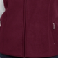 Colete feminino Karen Scott com zíper frontal vermelho tamanho 2X