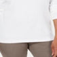 Karen Scott Top de algodão com cadarço feminino, branco, tamanho XX-G