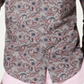 Camisa masculina com estampa paisley Fontino da Tasso Elba, cinza, tamanho GG