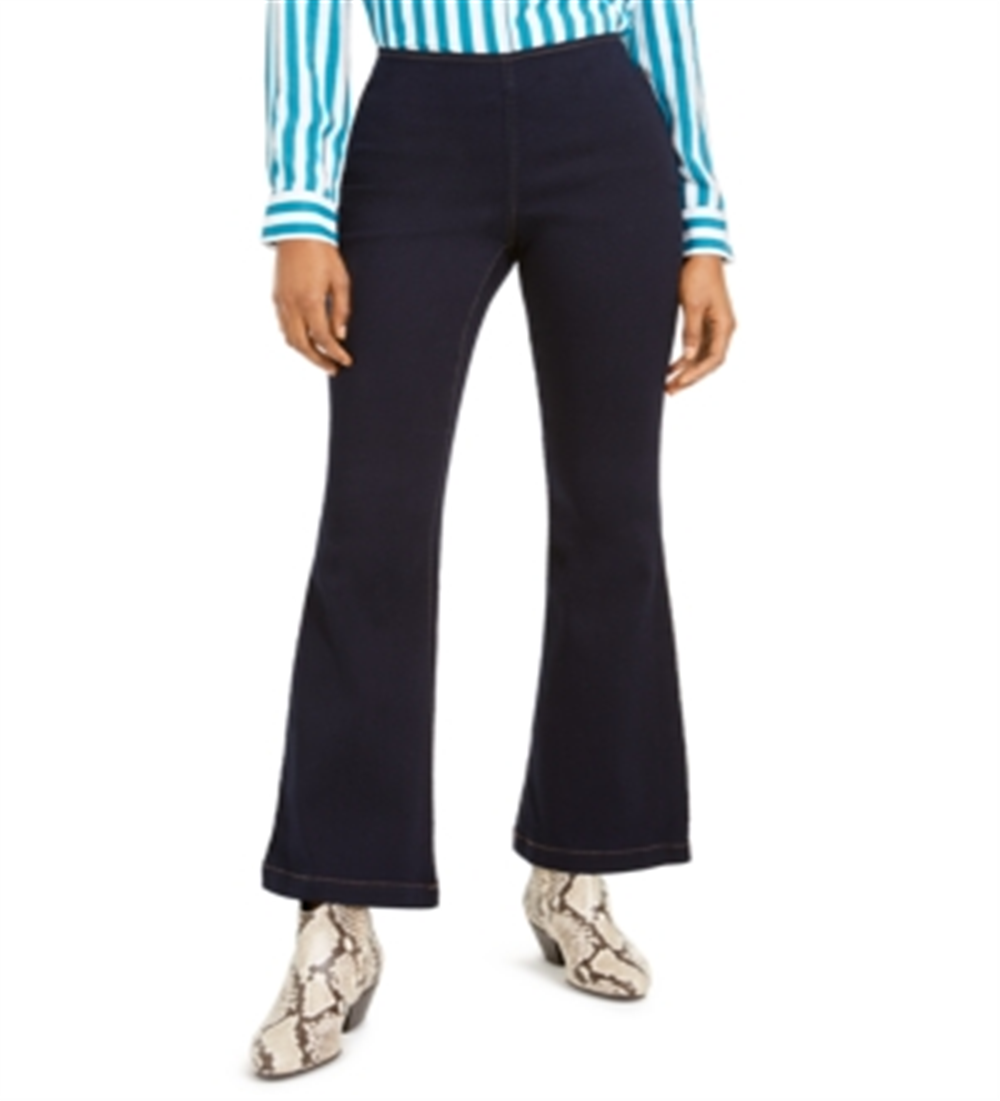 Calça jeans flare feminina da INC International Concepts, azul, tamanho 0