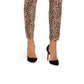 Calça jeans skinny feminina INC International Concepts com estampa de leopardo e ajuste curvilíneo, marrom, tamanho 18
