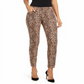 Calça jeans skinny feminina INC International Concepts com estampa de leopardo e ajuste curvilíneo, marrom, tamanho 18