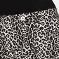Minissaia jeans feminina com estampa de leopardo da INC International Concepts, azul, tamanho 18