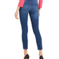 Calça jeans skinny com controle de barriga feminina INC International Concepts, azul, tamanho 4, pequena