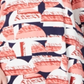 JM Collection Blusa Estampada Feminina Vermelha Tamanho 0X